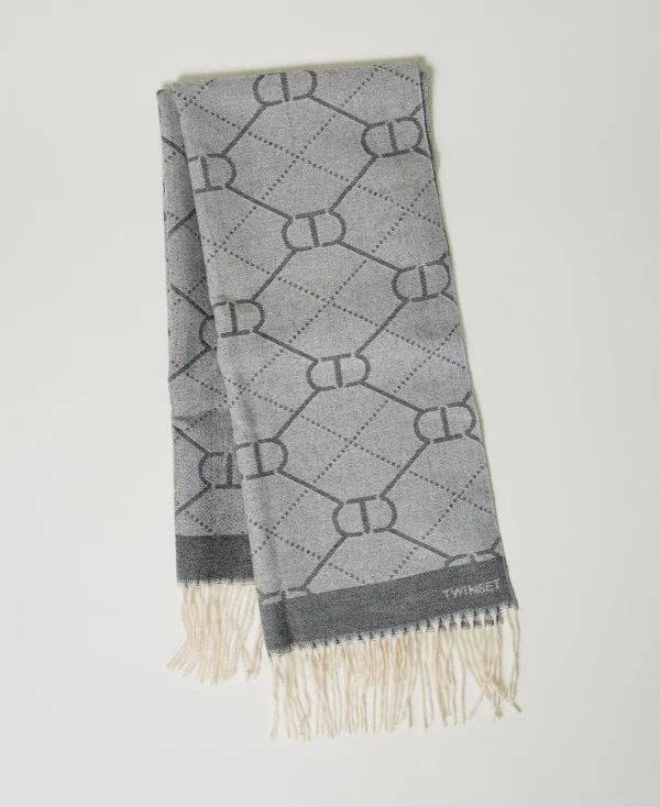 TWINSET Milano Stola Jacquard Con Oval T | Sciarpe