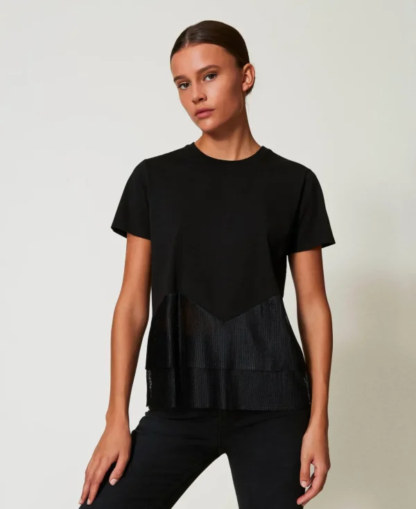 TWINSET Milano T-shirt Con Balze In Tulle | T-Shirt E Top