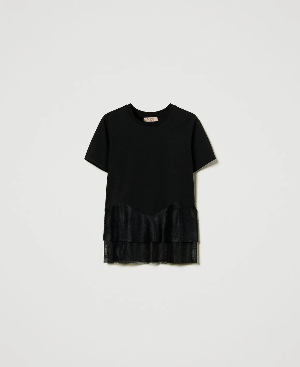 TWINSET Milano T-shirt Con Balze In Tulle | T-Shirt E Top