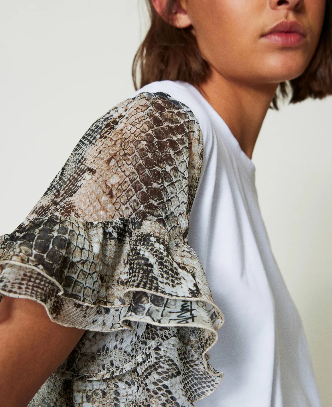TWINSET Milano T-shirt Con Maniche A Stampa Snake | T-Shirt E Top