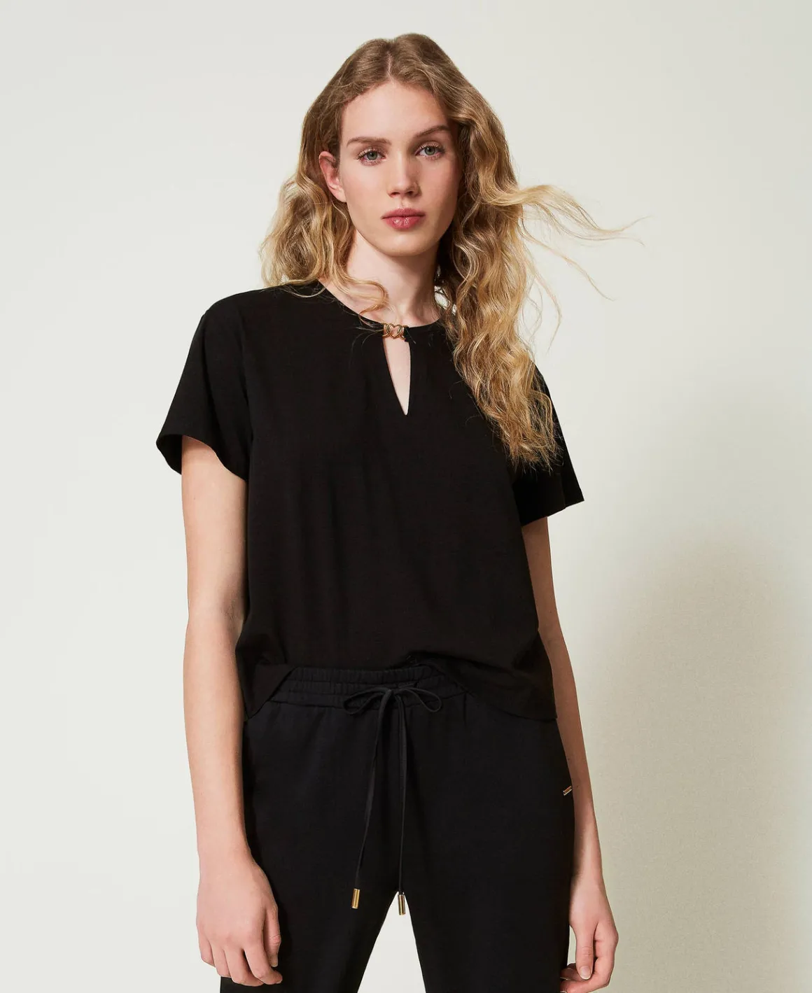 TWINSET Milano T-shirt Con Morsetto A Cuore | T-Shirt E Top