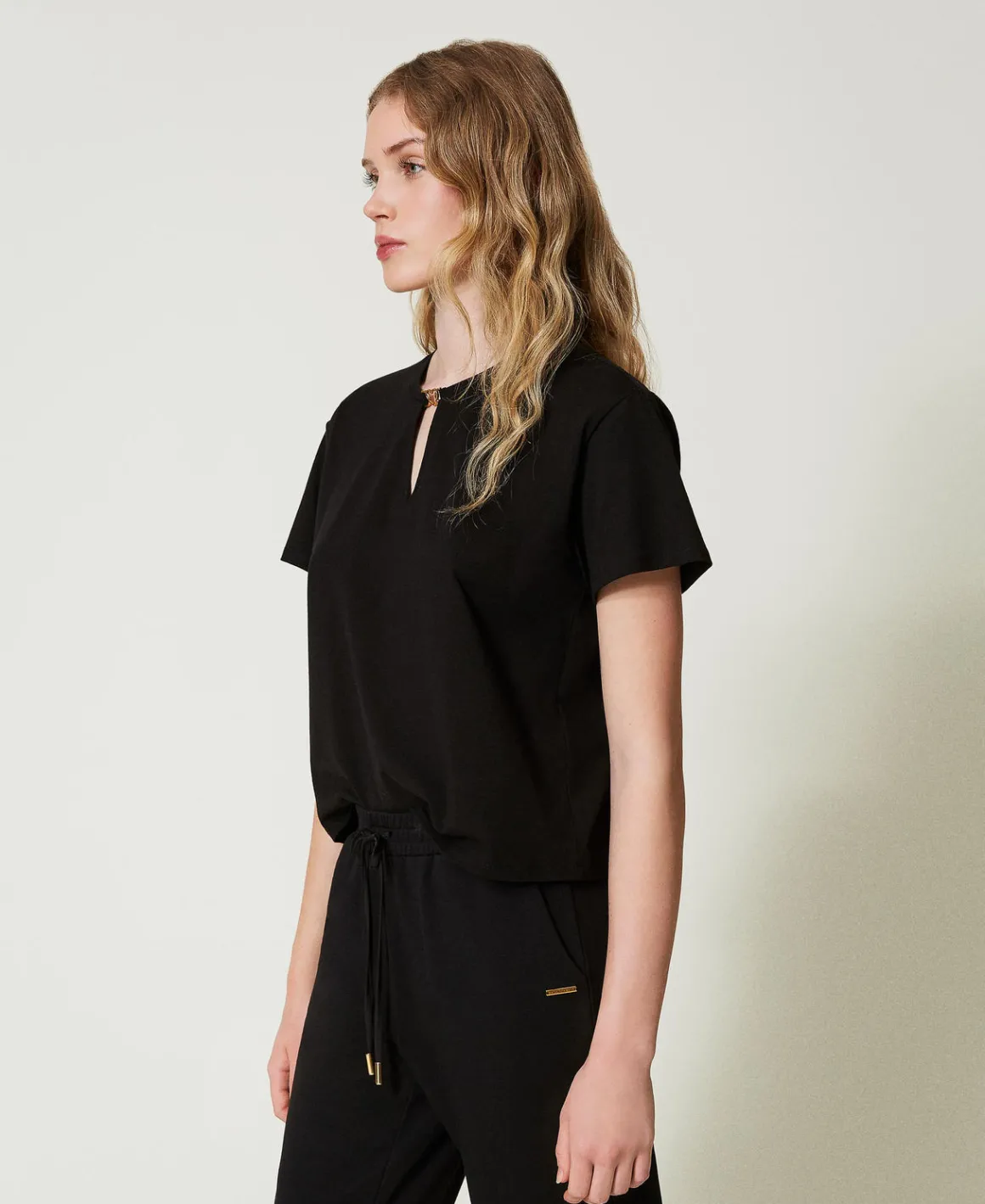 TWINSET Milano T-shirt Con Morsetto A Cuore | T-Shirt E Top