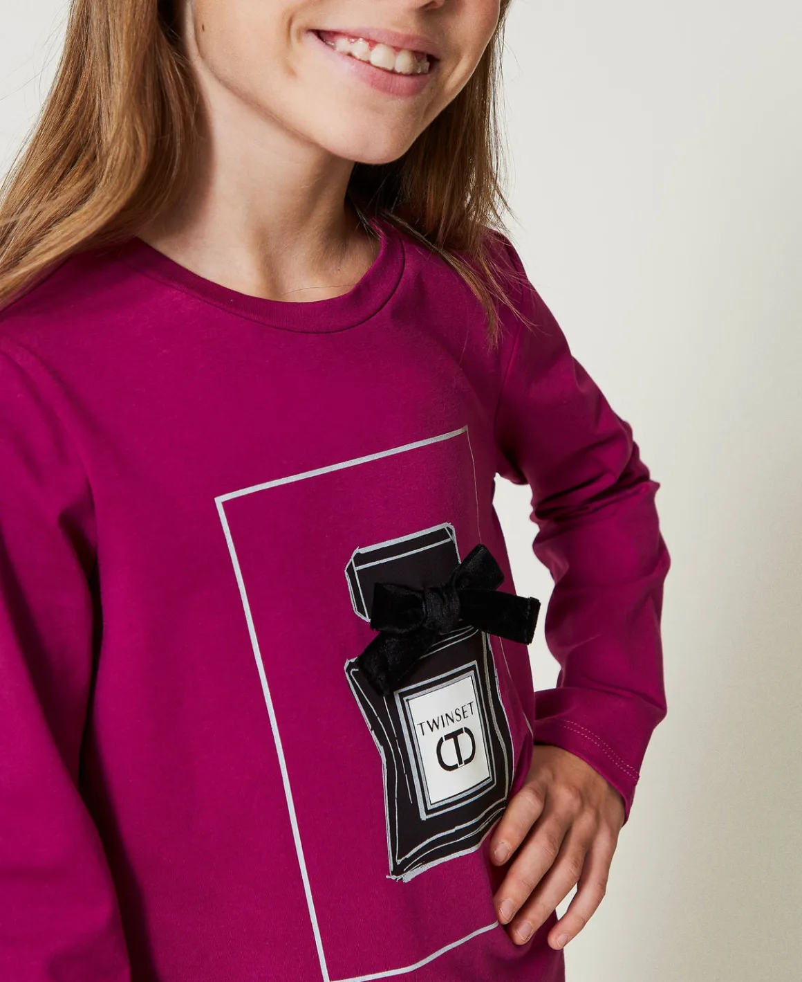 TWINSET Milano T-shirt Con Stampa E Glitter | T-Shirt E Top