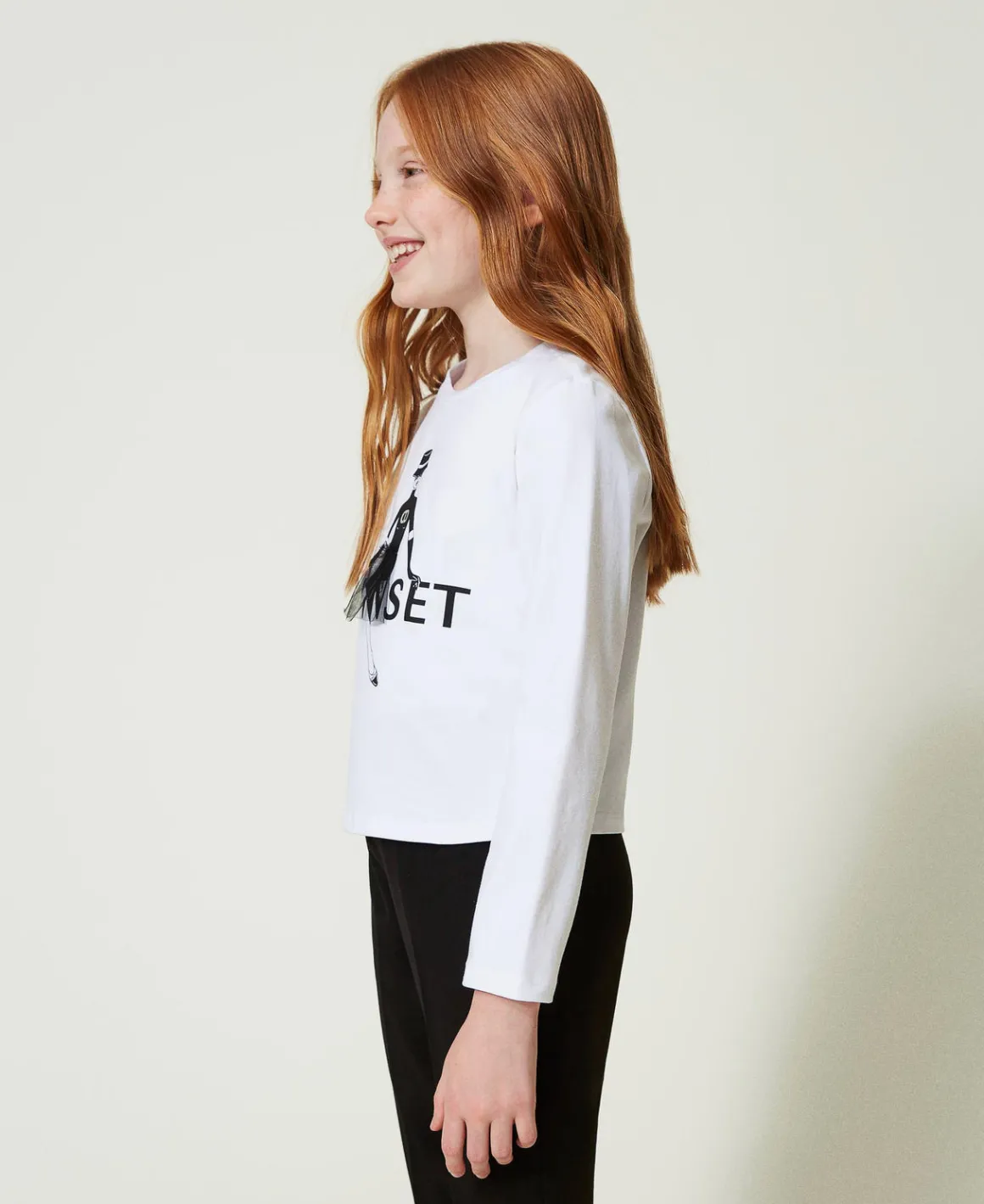 TWINSET Milano T-shirt Con Stampa Logo E Glitter | T-Shirt E Top
