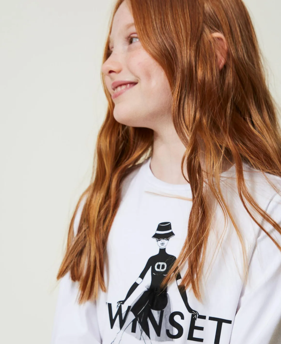 TWINSET Milano T-shirt Con Stampa Logo E Glitter | T-Shirt E Top