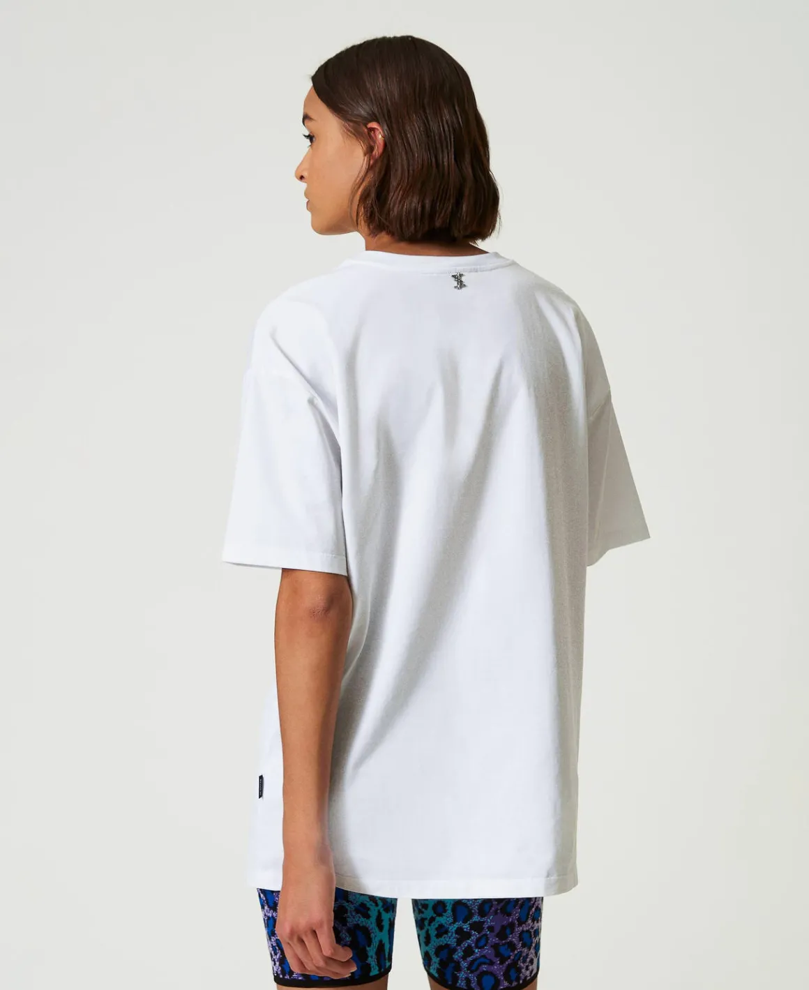 TWINSET Milano T-shirt Over MYFO Con Stampa E Ricamo | T-Shirt E Top