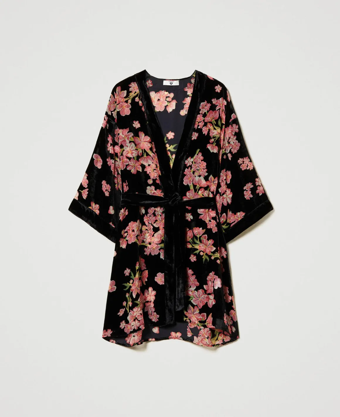 TWINSET Milano Vestaglia In Velluto Dévoré A Fiori | Intimo E Nightwear